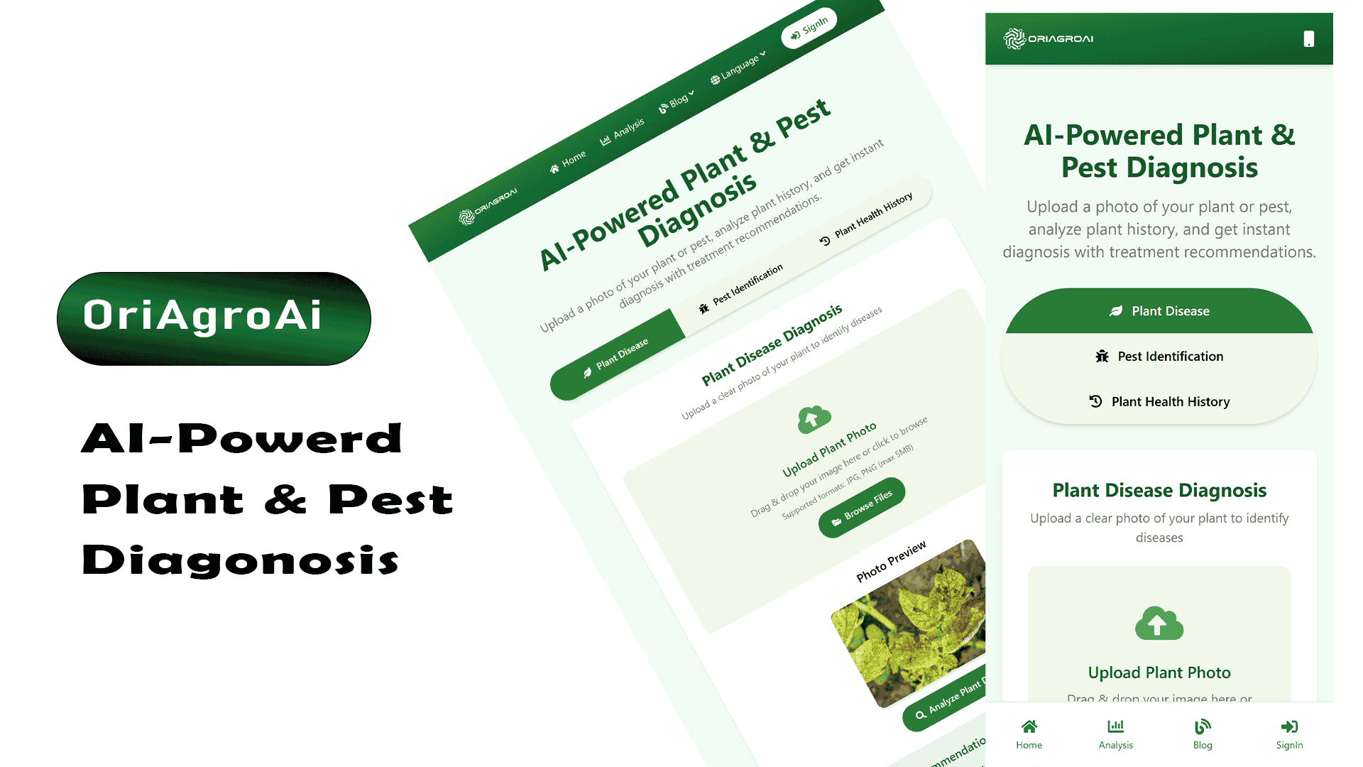 OriAgroAi – AI Powered Plant & Pest Diagnosis Script using Laravel and Reactjs
