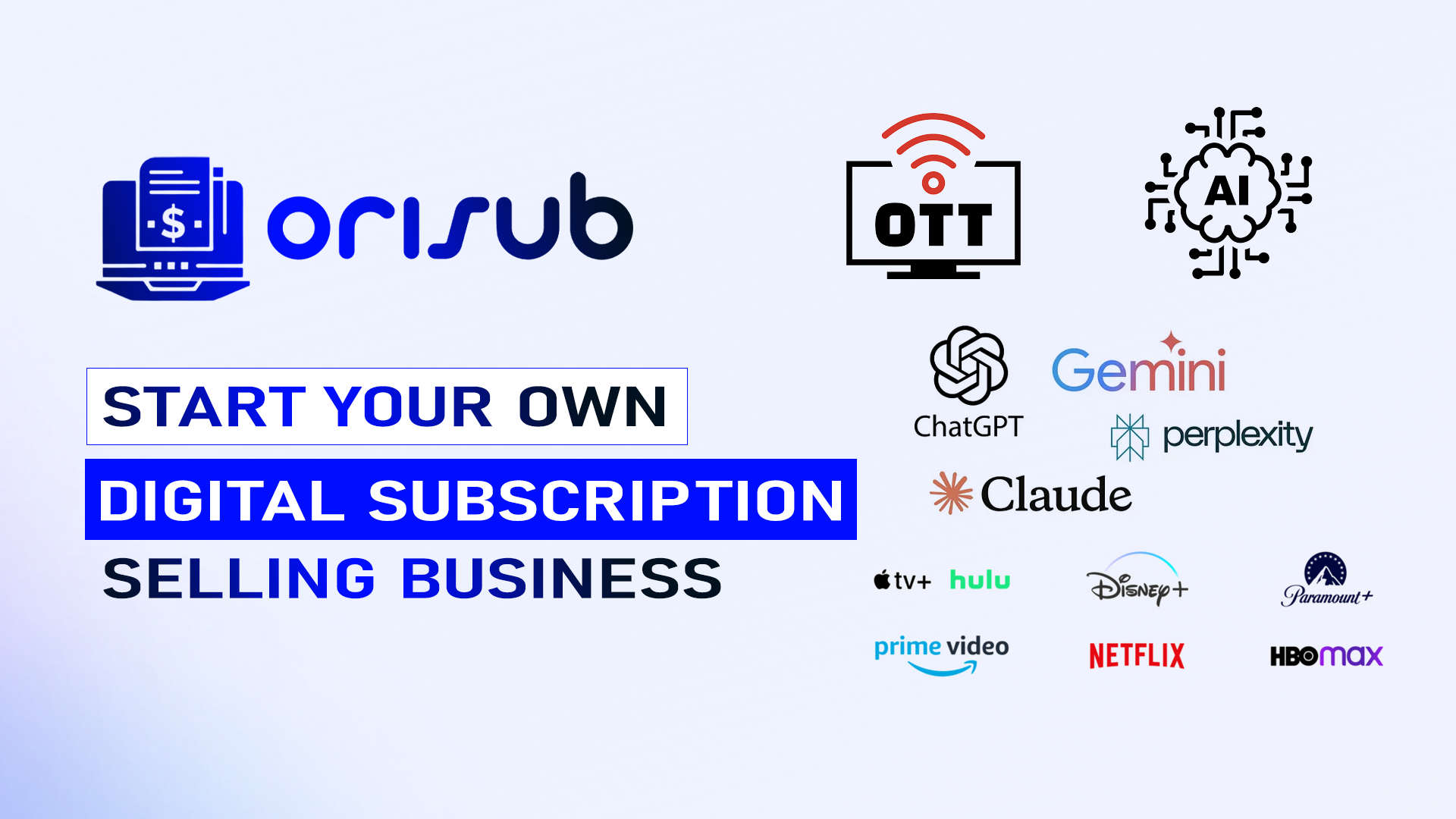 Orisub - Digital Subscription Selling Store & Renewal Management Platform Laravel Script
