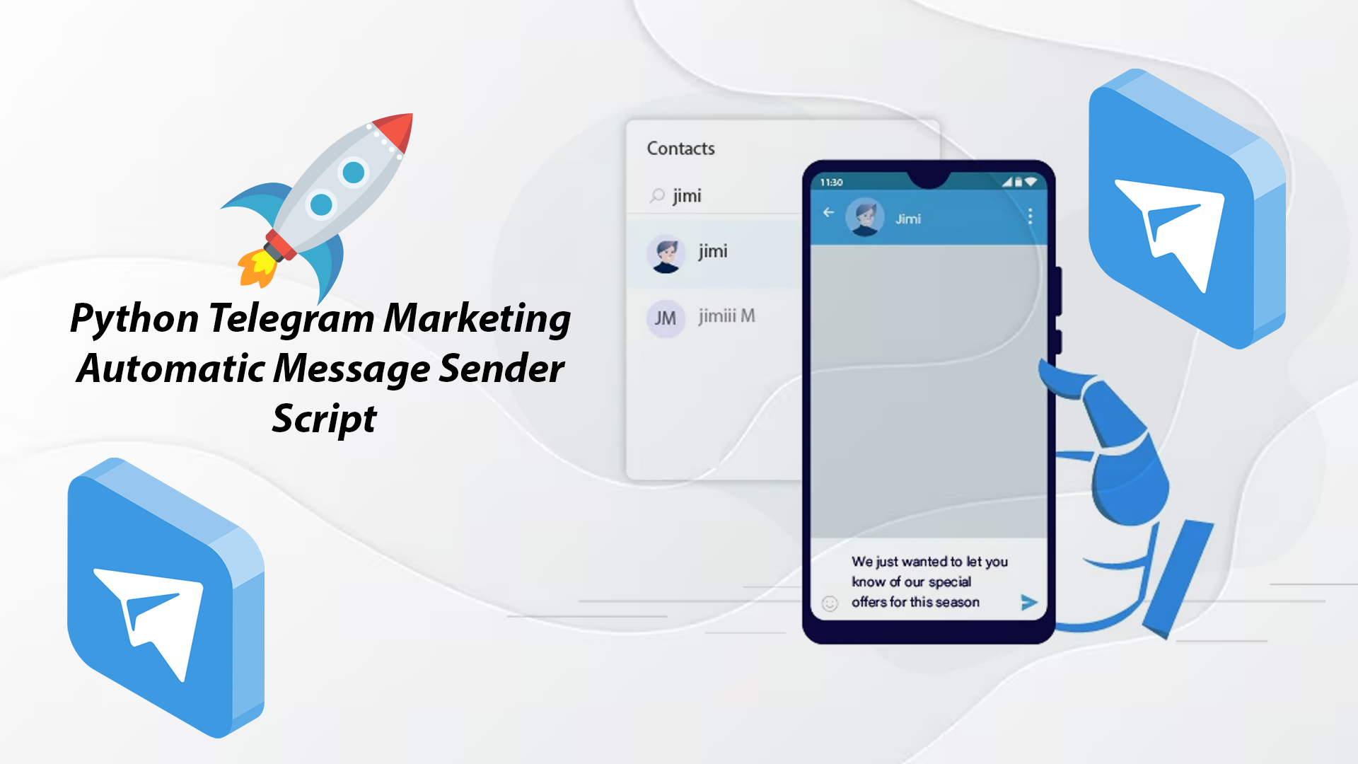 Telegram Marketing Automatic Message Sender Script