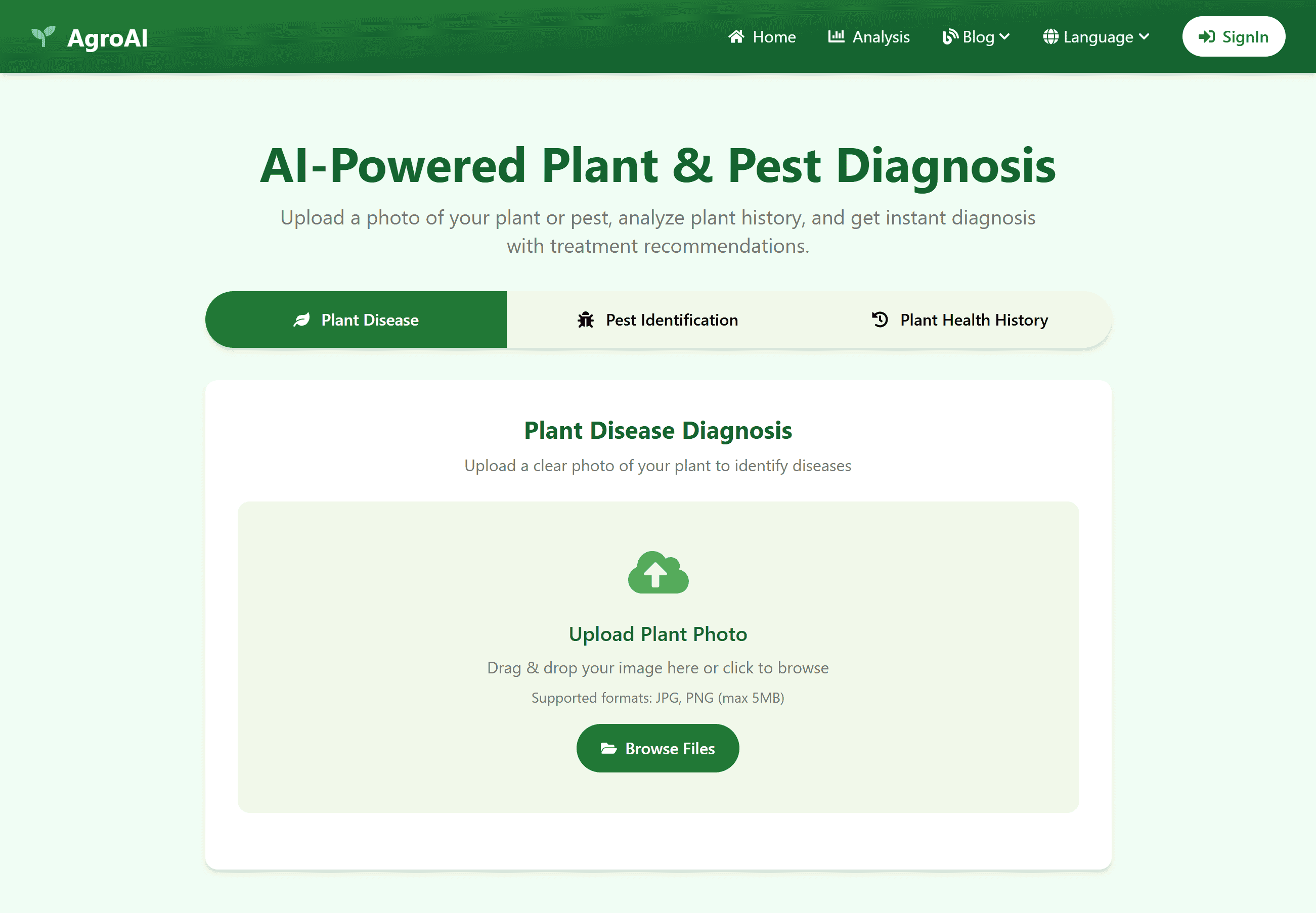 Agro AI – Smart Agricultural